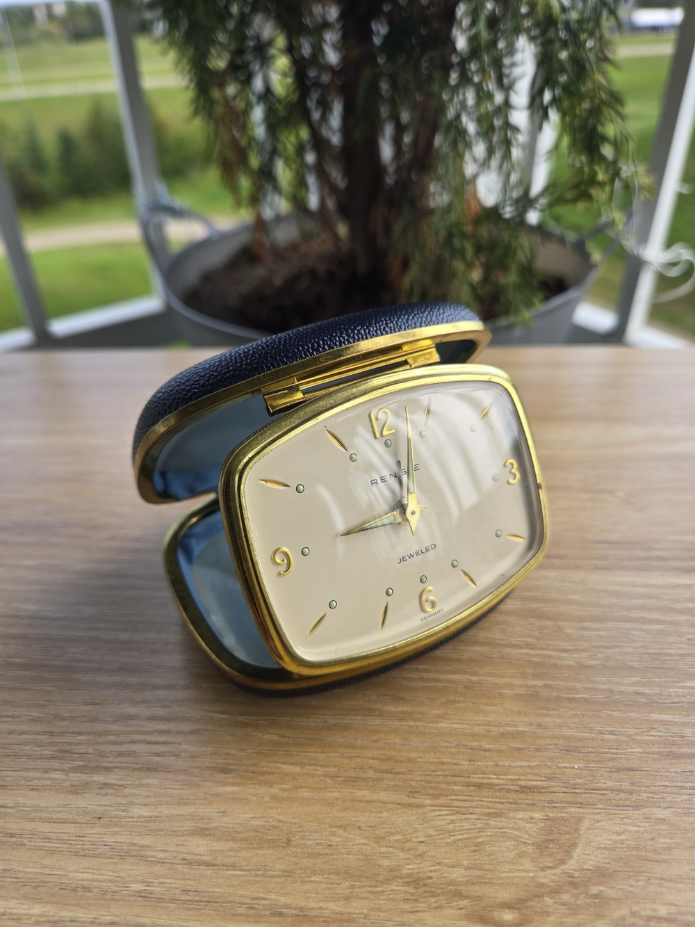Rensie retro alarm clock with jewellery, wind-up mechanism, Germany
